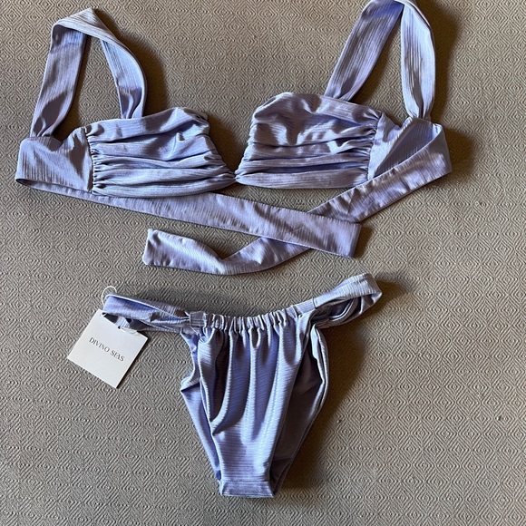 Divino Seas ANA DE BRETAÑA / LAVENDER SILK - TOP - Picture 11 of 11